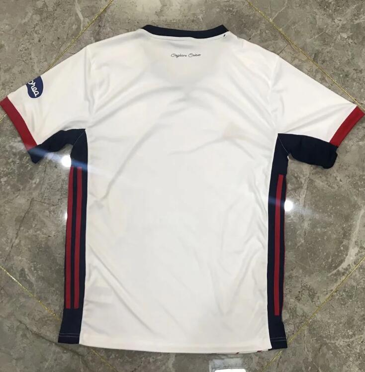 Cagliari 20-21 Away White Soccer Shirt Jersey